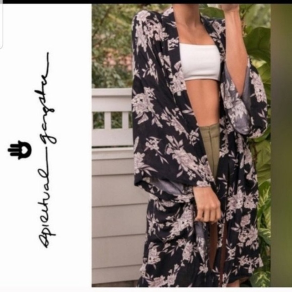 Spiritual Gangster Floral Kimono Robe